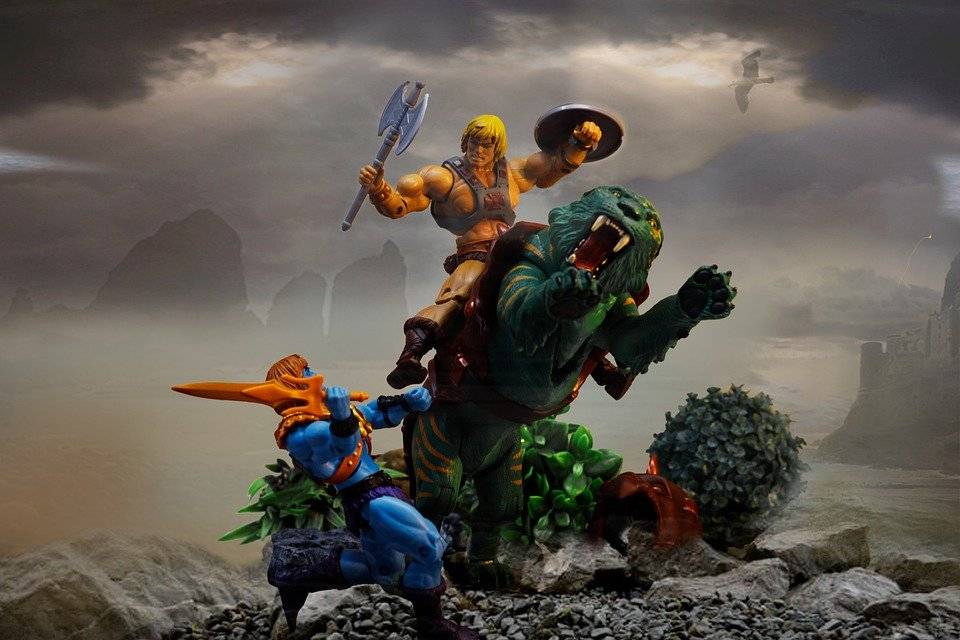 New He-Man and Battle Cat taking on Faker